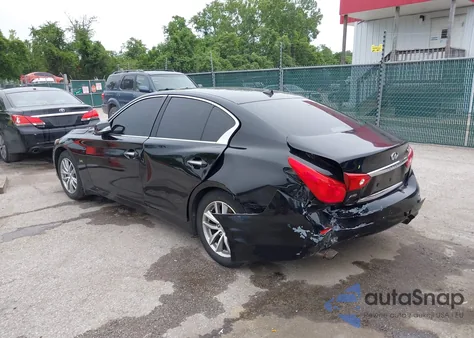 2016 Infiniti Q50 2.0T Premium из США, поврежденный, VIN JN1CV7AR9GM250881